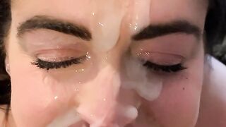 I love taking huge cumshots to the face