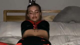 Scottish virgin fucks herself on camera for the first time