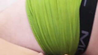 close up of his big cock fucking her while she is very naughty