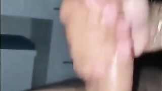 Big Thick Cock Orgasm Gets Fucked by Her Stepmom's Hands at Home