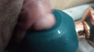 Vibrator pulsation masturbation huge cock-clitoris FTM