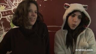 Ersties - Agave & Magena Do Lesbian Things In the Sauna For All To See