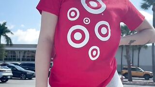 Target employee rides dick in parking lot