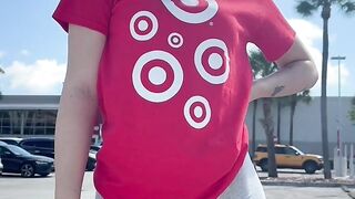 Target employee rides dick in parking lot