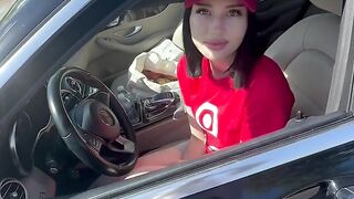 Target employee rides dick in parking lot