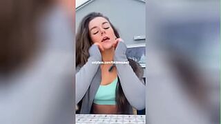 I accidentally showed too much on tiktok *pussy leak*