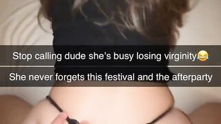 hot college girl fucks roughly after festival