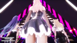 [MMD] Viviz - BopBop Ahri Kaisa Seraphine Sexy Kpop Dance 4K 60FPS