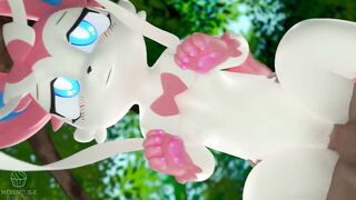 Sylveon CREAMPIE, VAGINAL AND BLOWJOB! She Swallow all (Pokemon) | Merengue Z