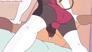 Lesbian Futa Furry hentai animation