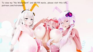 futanari breast sex(Autopaizuri) dance