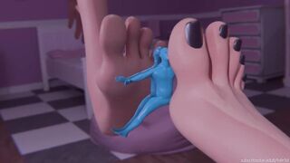 Tracer's Alien Mate Giantess Animation