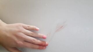 I Piss in the Bathroom and Masturbate with my Fingers and Shower