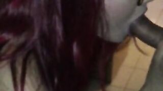 Red Hair Indian Blowjob On Big Dick