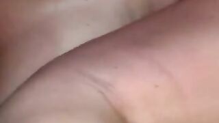 Loud anal with girlfriend. Creampie. Close up.