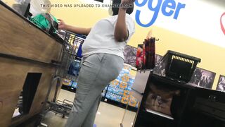 Sexy Thick Milf VPL Wedgie