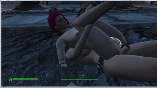 Sex Marathon! Alice is all in Sperm! | Fallout 4 Porno | Sex Game