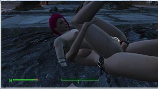 Sex Marathon! Alice is all in Sperm! | Fallout 4 Porno | Sex Game