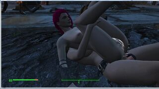 Sex Marathon! Alice is all in Sperm! | Fallout 4 Porno | Sex Game