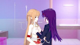 [sword Art Online] Asuna x Yuuki Konna(3D Hentai)