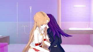 [sword Art Online] Asuna x Yuuki Konna(3D Hentai)