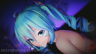 SFW MMD Miku Micro Bikini - Heart Attack - 1069