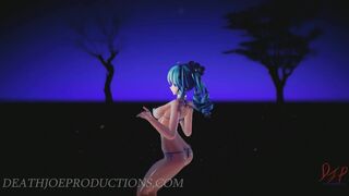 SFW MMD Miku Micro Bikini - Heart Attack - 1069