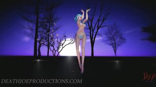 SFW MMD Miku Micro Bikini - Heart Attack - 1069