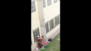 Busted student teen fucking casal fode atras da escola 18