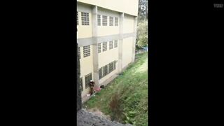 Busted student teen fucking casal fode atras da escola 18