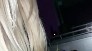 Blonde Escort Teasing me to Finally Suck my Big Dick