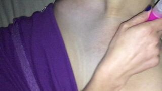 Wife loves fucking pussy with her vibrator