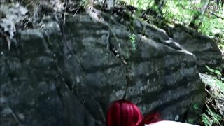 Risky Outdoor Sex - almost Caught