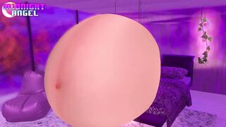 HYPER! ???? Belly Cum Inflation Creampie and Breast Expansion ???? POV Riding ???? (with Sound Effects????)