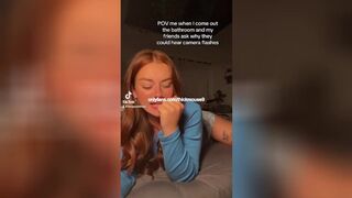 Teen's cute pussy on Instagram live