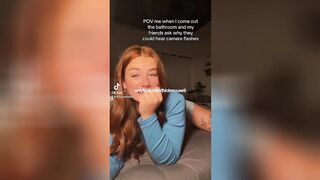 Teen's cute pussy on Instagram live