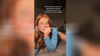 Teen's cute pussy on Instagram live