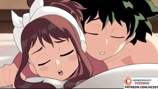 BOKU NO HERO ACADEMIA DEKU AND YRARAKA HENTAI STORY ANIMATION BLOWJOB AND CREAMPIE