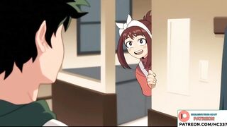 BOKU NO HERO ACADEMIA DEKU AND YRARAKA HENTAI STORY ANIMATION BLOWJOB AND CREAMPIE