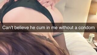 He took and fucked me in a hotel room so I snap my bf