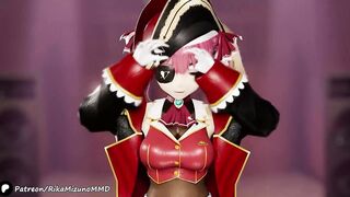 Houshou Marine - Satisfaction 【MMD R-18】| Vtuber MMD