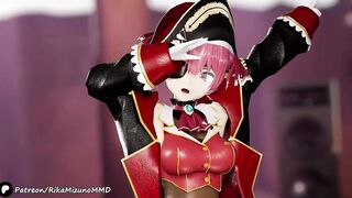 Houshou Marine - Satisfaction 【MMD R-18】| Vtuber MMD