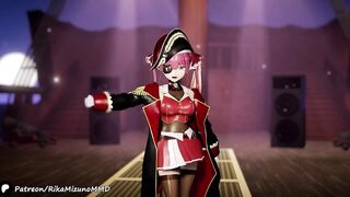 Houshou Marine - Satisfaction 【MMD R-18】| Vtuber MMD