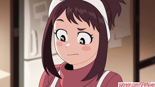 my hero academia lovely hentai story with Uraraka