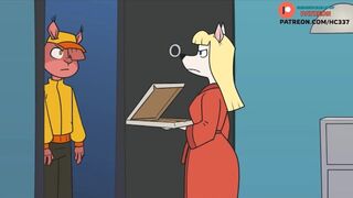 FUTANARI FURRY PIZZA DELIVERY HENTAI STORY ANIMATION 4K 60FPS