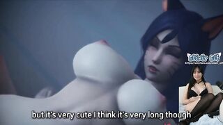 I watched bouncy big boobs League of Legends Ahri ???????? hentai. I’m jealous of dem boobas ????