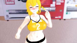 Yang Works Up a Sweat