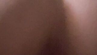 POV Hot petite gets fucked by big cock while using vibrator