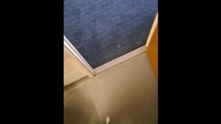 Real Virgin Shoots Huge Load On Travellodge Bathroom Floor