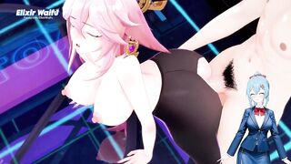 ???? oh noes. Yae Miko NUDE twerk. gacha gamers BEWAREEE ahhh! HENTAI vtuber